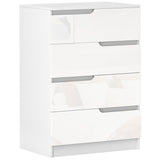 Chest of Four High Gloss Front Drawers - White T3398P342358