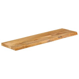 Table Top Live Edge 110x40x2.5 cm Solid Wood Mango 370445