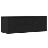 Storage Box Black Oak 102 x 35 x 35 cm Engineered Wood 868722