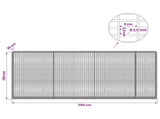 Gabion with 3.5 mm Wire and 5x2.5 cm Mesh 350x30x150 cm 3461785