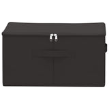 Storage Box 24 pcs Anthracite 43 x 34 x 23 cm Non-woven fabric 42024579