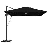 Umbrella Black 351 x 250 x 253 cm Polyester and Aluminium 42003363
