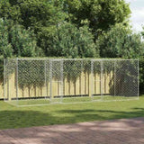 Dog Cage Silver 600 x 200 x 200 cm Galvanised Steel 3368312