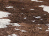 Rug Brown and White 120x170 cm Cow Pattern Washable 136624
