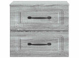 Wall-Mounted Bedside Cabinet Grey Sonoma 34.5 x 33 x 40 cm 899327
