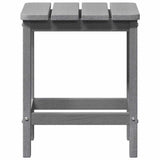 Side Table Light Grey 38 x 38 x 46 cm Polyethylene 42006636