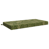Seat Cushion SOEST 100% Polyester Leaf Design 120 x 80 x 10 cm 946811