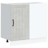 Kitchen Base Cabinet Lucca Concrete Grey Engineered Wood 854312