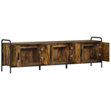 TV Cabinet 167.5 x 33 x 50 cm Smoked Oak Engineered Wood 8013748