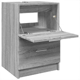 Sink Cabinet Grey Sonoma 40x37x59 cm Engineered Wood 848106
