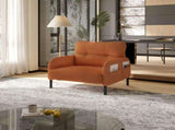 GOMYWAY corduroy fabric, comfortable monochrome single person wide seat chair, suitable for living W2678P422247