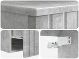 Bathroom Furniture Set Concrete Grey Engineered Wood 3404293