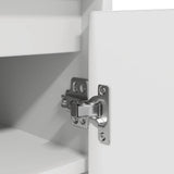 Shoe Cabinet White 57x34x76 cm Engineered Wood 861868