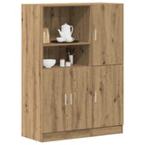 2 Piece Kitchen Cabinet Set Artisian Oak Engineered Wood 3324150