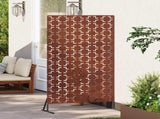 Privacy Screen 100 x 50 x 180 cm Weathering Steel Rusty 868583
