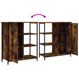 Sideboard Smoked Oak 70x30x80 cm Engineered Wood 835491