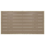 Garden Table Grey 120x70x66 cm Poly Rattan 316583