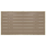 Garden Table Grey 120x70x66 cm Poly Rattan 316583