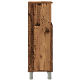 Bathroom Cabinet Old Wood 30x30x95 cm Engineered Wood 856137