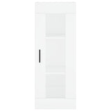 Highboard White 34,5x34x180 cm Engineered Wood 3199377