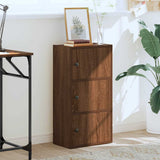 Bookcase Brown Oak 40x24x77 cm Engineered Wood 860370