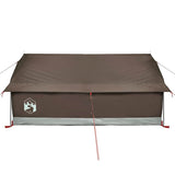 Camping Tent 2-Person Brown Waterproof 4009622