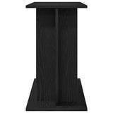 Aquarium Stand Black Oak 80x35x60 cm Engineered Wood 862149