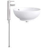 Bathroom Wash Basin Chrome 44 x 44 x 16 cm Metal 890246
