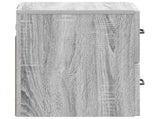 Wall-Mounted Bedside Cabinet Grey Sonoma 34.5 x 33 x 40 cm 898987