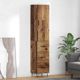 Highboard Old Wood 34.5 x 34 x 90 cm Engineered Wood 3402723
