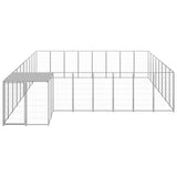 Dog Kennel Silver 20.57 m Steel 3082234