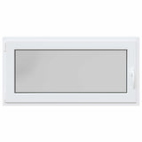 Basement Window RISOR 120 x 60 cm PVC and Glass White 42047262