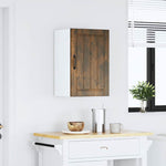 ZNTS Kitchen Wall Cabinet Lucca Smoked Oak Engineered Wood 853792