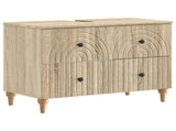 Bathroom Sink Cabinet ALKMAAR Sonoma Oak 82 x 41x 59 cm 896137