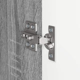 TV Wall Cabinet Grey Sonoma 59.5 x 31 x 100 cm Engineered Wood 892375