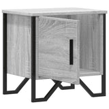 Bedside Cabinets 2 pcs Grey Sonoma 40x30x40 cm Engineered Wood 848521