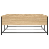 Coffee Table Sonoma Oak 100x99x40 cm Engineered Wood 835295