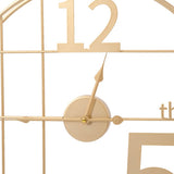 Wall Clock Gold 50 cm Iron 4008402