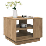 Coffee Table Artisan Oak 55x55x42 cm Engineered Wood 856803