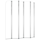 Bath Enclosure 120x140 cm Tempered Glass Transparent 146224