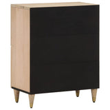 Side Cabinet 60x33x75 cm Solid Wood Mango 358274