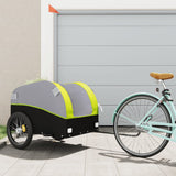 Bike Trailer Black and Green 45 kg Iron 94137