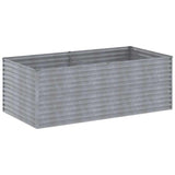 Garden Raised Bed 196 x 100 x 69 cm Galvanised Steel 152003