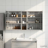 Bathroom Cabinet Set 3 pcs 120 x 14.5 x 70 cm Engineered wood 3403749