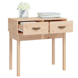 Console Table 76.5x40x75 cm Solid Wood Pine 821749