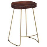 Gavin Bar Stools 2 pcs Solid Mango Wood 247833