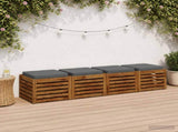 4-Piece Seat Cushions VUGHT 4 pcs 100% Polyester Blue 946272
