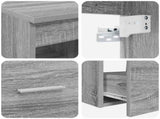Bathroom Furniture Set 2 pcs Grey Sonoma Engineered Wood 3403893