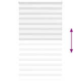 Zebra Blind White 120x230 cm Fabric Width 115,9 cm Polyester 4014811