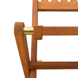 Children Bench 1 -Seater 61 x 38 x 57 cm Solid Eucalyptus Wood 42032415